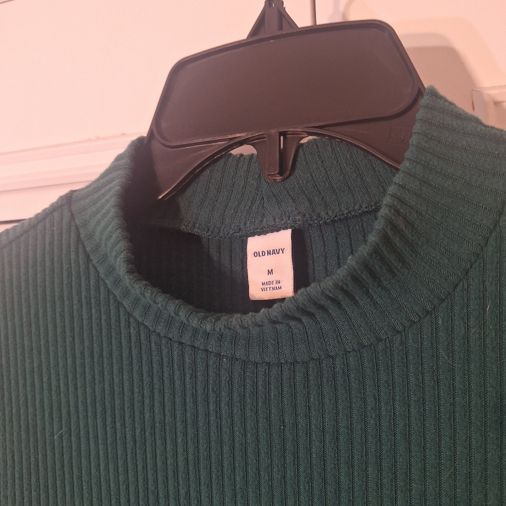 Old Navy Green Sweater Dress Size Medium - Picture 3 of 7